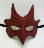 Leather Belphegor Mask Red Image