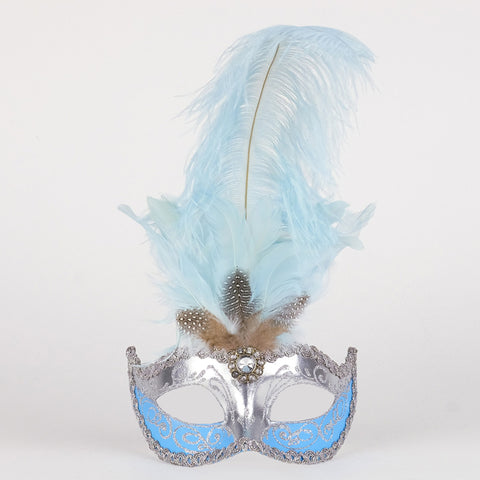 Colombina Feathered Silver