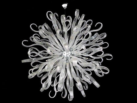 Murano Glass Chandelier Ducale Argento Image