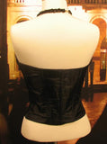 Venetian Tailored Corset Black Spider Web Image