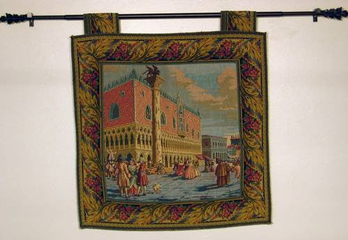 Small Piazzetta San Marco Venetian Tapestry – Visions of Venice Small Piazzetta San Marco Venetian Tapestry – Visions of Venice