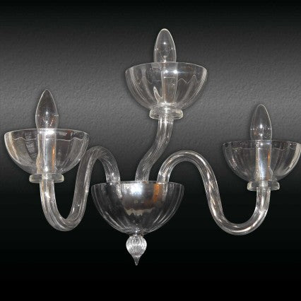 Murano Glass Sconces Grand Cristallo Image