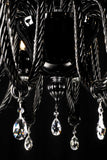 Murano Glass Chandelier “Belle Epoque” Black