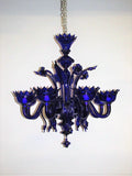 Murano Glass Chandelier – Classic Dark Blue Blue Scuro - Cobalt Blue