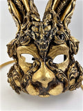 The Demonic Baroque Rabbit Gold Image
