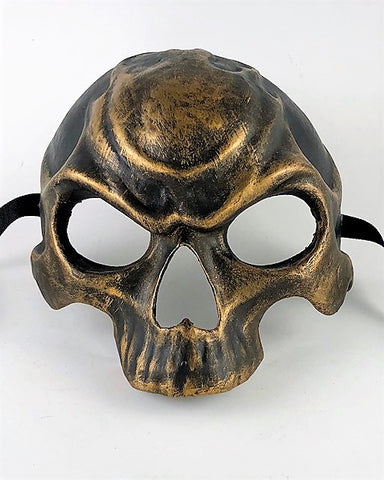 Venetian Skull Mask Teschio Fuoco Bronze Image