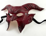 Leather Lucifero Devil Mask