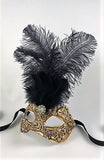 Feathered Colombine Tutto Gold Macrame Black Image
