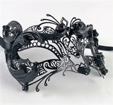 Venetian Mask Laser Cut Metal Micio Pussycat Lux Baroque Image
