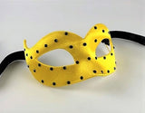 Colombine Polka Dot Crystals Yellow and Black Image