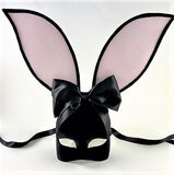 Black Velvet Bunny Mask Image