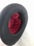 Victorian Top Hat Black Wool Felt Image