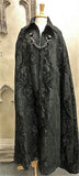 Cloak of Darkness Black Damask Tapestry Image
