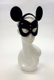 Erotic Mistress Boudoir Mouse Mask Black Velveteen Image