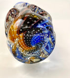 Murano Glass Vase Gaia Tall 17”  Multi Colori Image