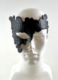 Leather Venetian Gothic Phantom of the Opera Embossed Mask Image