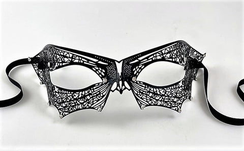 Venetian Mask Laser Cut Metal Pipistrello Image