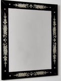 Venetian Mirror MIR140 – Black