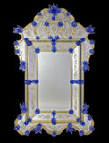 Venetian Mirror MIR280 – Clear, Blue and Gold Image