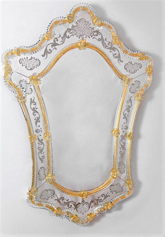 Venetian Mirror MIR300 – Clear and Gold