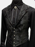 Men’s Victorian Aristocrat Vest Black Image